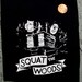 Adventure Time inspired artwork Finn and Jake SQUAT THE WOODS patch