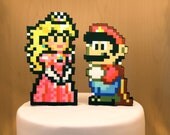 Mario and Peach Wedding Toppers