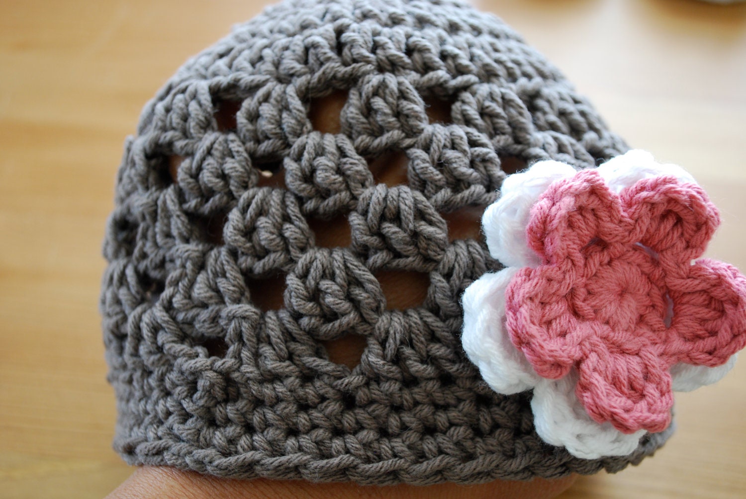 Baby Girl, Flower Hat with Mary Jane Booties Set - You Choose Colors, Baby Girl Clothes, Baby Girl Photo Prop, Baby Girl