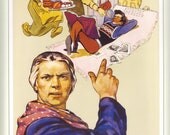 Vice, get out. We should not bring up a child to be a spoilt brat. PROPAGANDA collectible 1956s