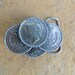 Vintage Silver Liberty Dollar Coins Belt Buckle