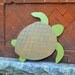 Wooden Sea Turtle Room Decor - more color options available