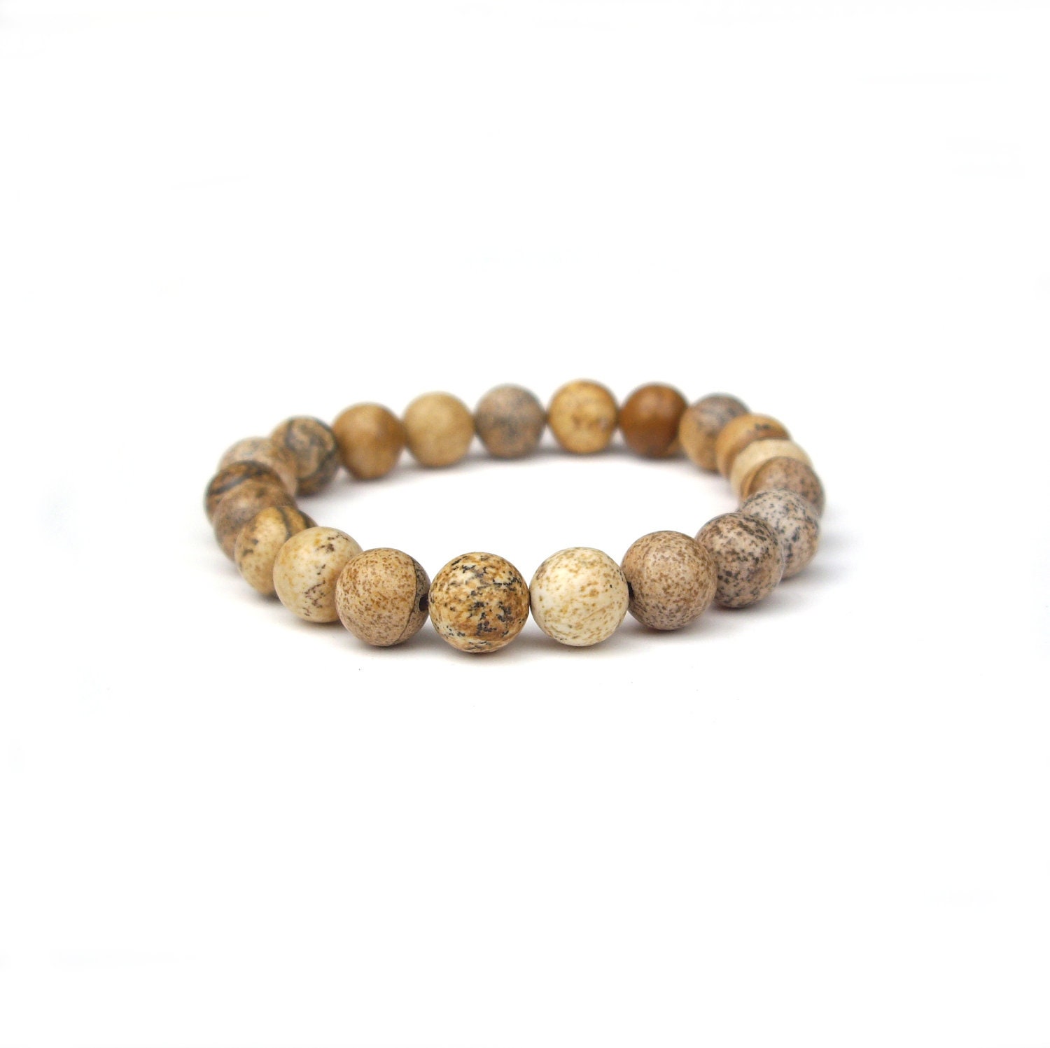 Stretch Bracelets - Beaded Earthy tones Bracelet by JP with Love