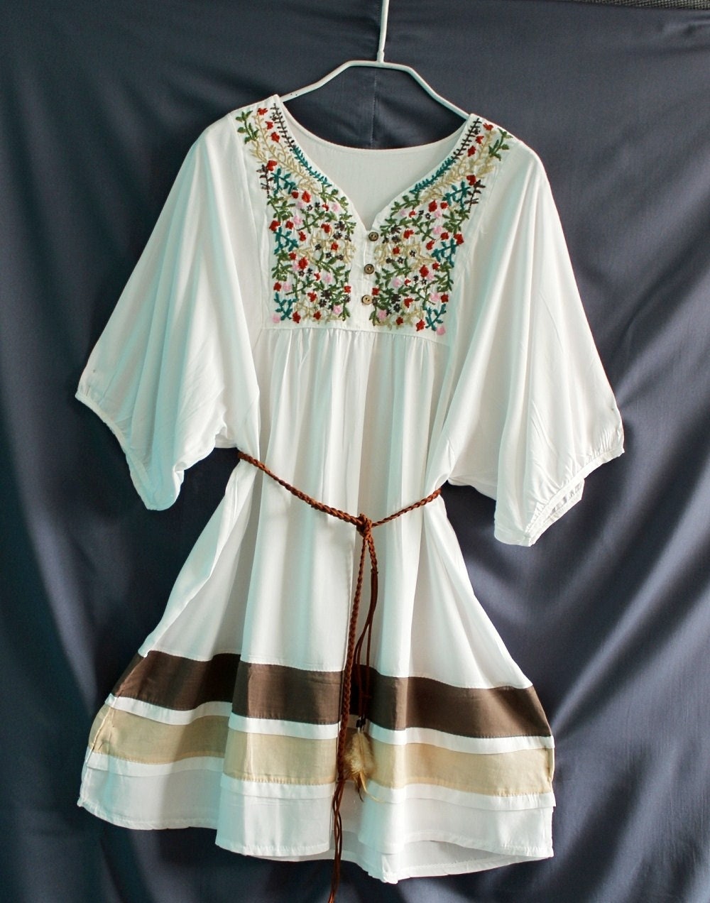 Women Shirt Plus Size Clothing Top Blouse Maternity T-shirt Tunic Dress White Caftan Kaftan