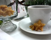 Star Shaped Raw Turbinado Sugar Cubes to Serve with Coffee or Tea 6 Dozen