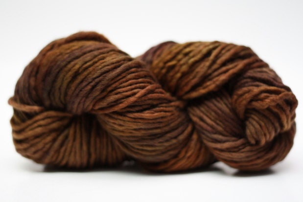 Single Ply sp Bulky Yarn  Hand dyed Merino 55sp12008 70% Cacao