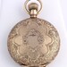 Vintage Floral Engraved Elgin Pocketwatch Locket Pendant - 14k Gold 58.2g Watch