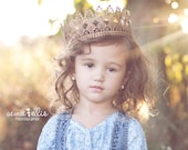 As seen in PARENTING magazine...l o v e  c r u s h Heavenly... gold lace crown photography prop CUSTOM large size