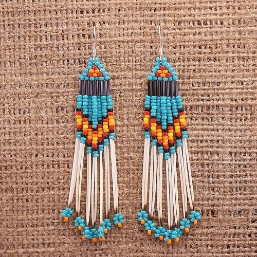 GREAT WISDOM - Porcupine Quills Southwestern Native American Style