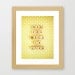 All You Need is Love. Fine Art Photography. Scrabble. Yellow White. Polka Dots. Home Décor. Wall Art. Size A4