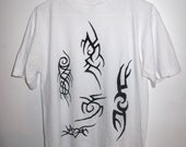 YARD666SALE tribal tattoo t shirt YARD666SALE M