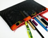 Basketball pencil pouch for school supplies