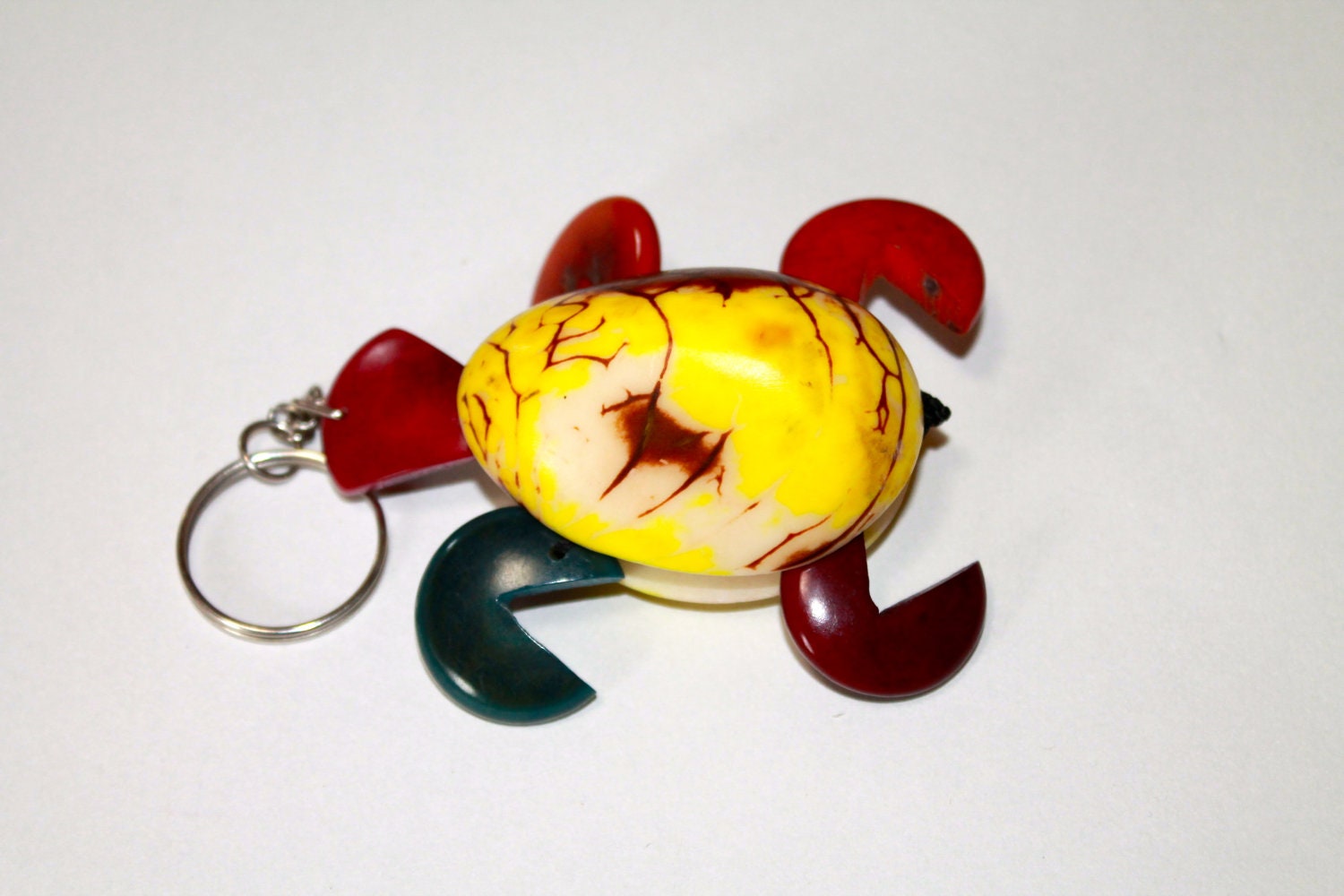 Turtle Tagua keychain