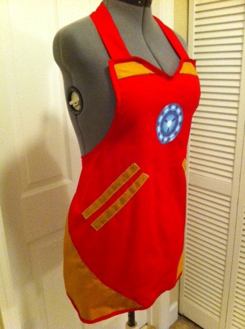 Iron Man inspired apron