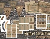 Safari Party Collection - Kids Birthday Party - DIY PRINTABLE FILES by Sassaby Il_170x135