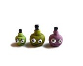 Dollhouse Miniature - Halloween Decor - Fall Decor - Three Magical Potions - Polymer Clay Sculptures - OOAK