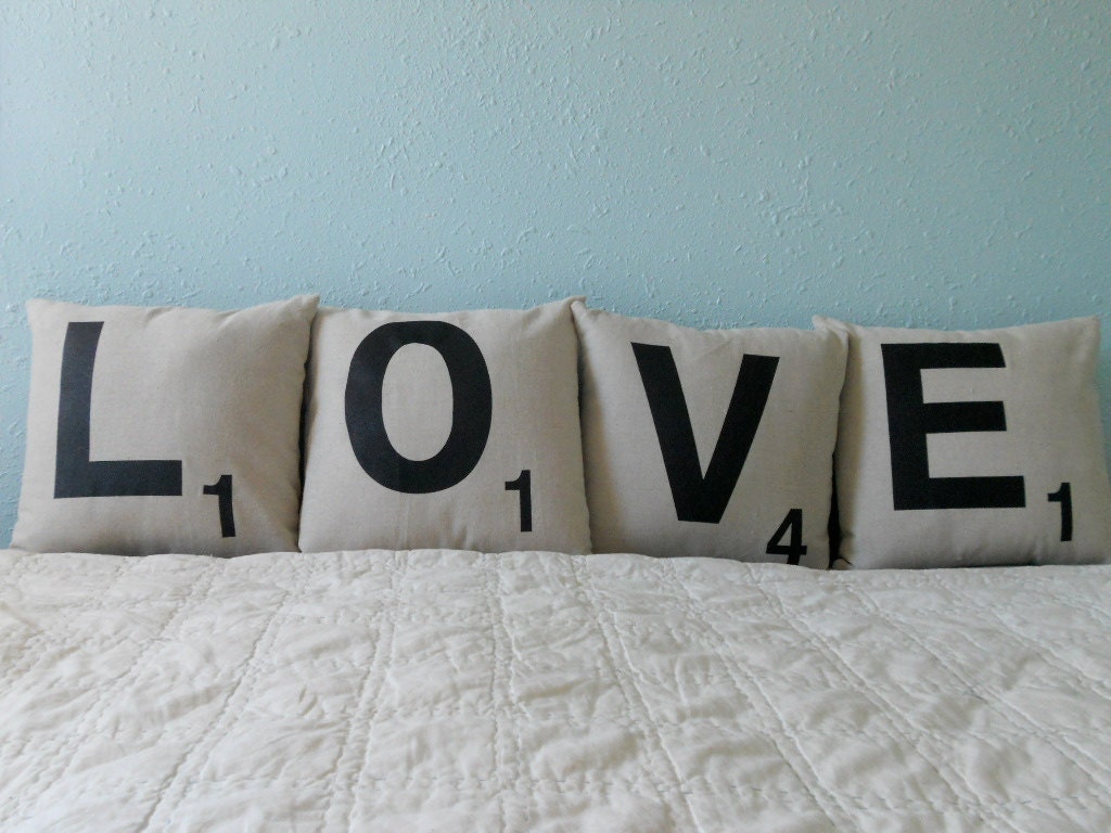 Letter Pillows - LOVE -Covers ONLY