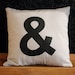 AMPERSAND Pillow Cover-14x14 inch