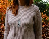 SALE 50% OFF Silver Pendant Circles