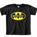 Custom Short Sleeve Batman Kids Tee