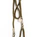 Rope dog lead pet supplies dog collar dog leash: Small army green cotton rope leash