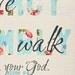 Micah 6:8 Flower 8x10 Print - profits support Hope 4 Sudan