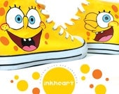 Spongebob Square Pants High Top Sneakers