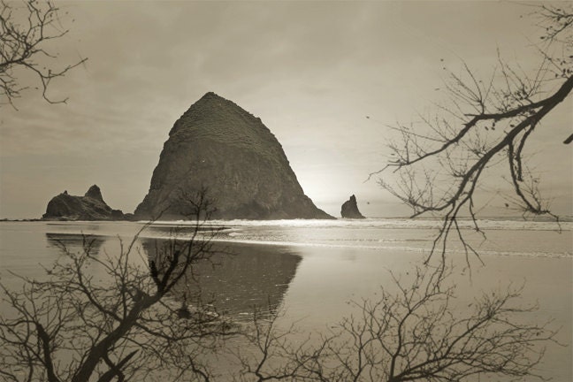 Cannon Beach Photography Print 11X14 Fine Art Oregon Pacific Northwest Ocean Autumn Landscape Photography Print.