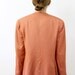 Vintage 80s Over-sized Peach Blazer / Colored Blazer