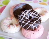 Donut Soap - Strawberry and Chocolate Donuts Goat Milk Soap