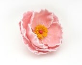 Felt brooch Pink Flower