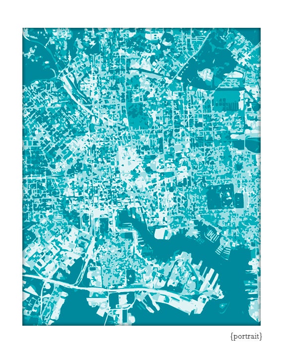 Baltimore Cityscape / Maryland Wall Art Poster / Graphic City Map Art Print / 8x10 Digital Print / Choose your color