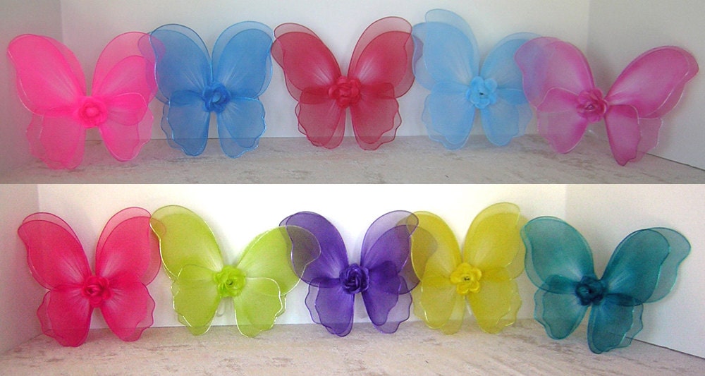 Airbrushed Fairy Wings for American Girl 18" Dolls and Bitty Baby