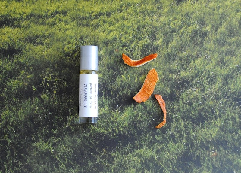 Grapefruit Perfume Oil - Roll On Perfume Citrus Fragrance Essential Oil All Natural
