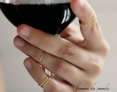Tribal Ring Cuff Set of 3 - adjustable knuckle rings - Finger Cuffs - Above Knuckle Cuff Set - Gypsy Cuff Rings