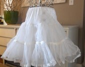 Vintage White Petticoat - Mona of Hollywood
