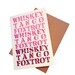 Military Greeting Card - Whiskey Tango Foxtrot