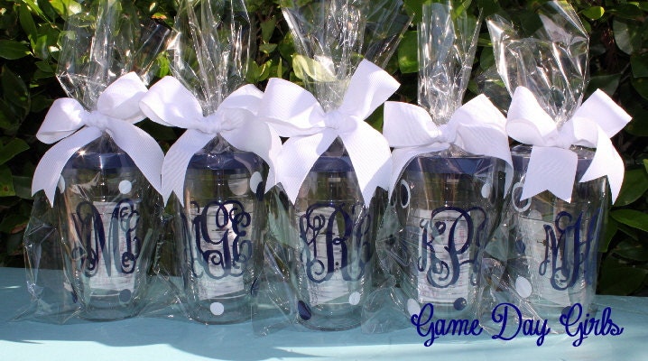 BRIDESMAIDS monogrammed 16oz tervis tumbler