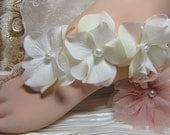 WHOLESALE 12 SETS Flower Luau Beach Wedding Barefoot Jewelry Sandals Bridal Jewelry  For Wedding Shop Dealer
