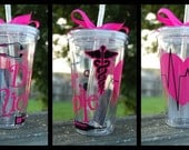 Doctor or Nurse tumbler - 16oz Personalized Acrylic