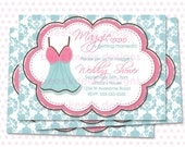 Lingerie Wedding Shower Invitation Bachelorette Party Customized Printable