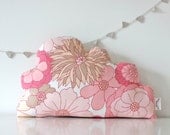 Cloud Cushion Vintage Pink Floral Fabric MEDIUM