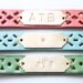 Monogram Coral Leather Bracelet, Initial Bracelet, Personalized Bracelet, Name Bracelet, Custom Name Bracelet