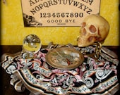 Spring Sale   Altar Cloth Vintage Scarf Gypsy Wicca Witch Estate Sacred Enchanted Wiccan Tool  chalice cauldron Pagan
