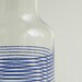Retro Libbey Striped Pitcher
