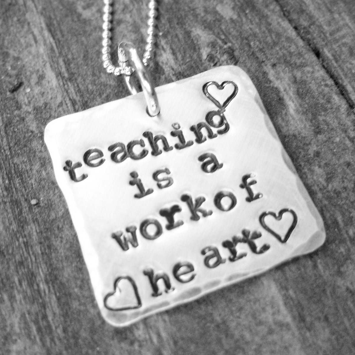 Teacher Necklace- Gift for Teacher - Personalized necklace for teacher