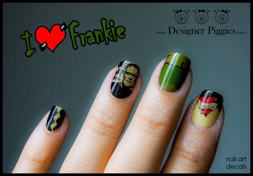 Luxe Designer Piggies nail art decals