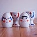 His and hers salt and pepper shakers and egg holders