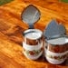 spice of life gemco : creamer & sugar bowl retro kitchen tea coffee 70s seventies