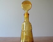Modern Figural Glass Bottle Erik Hoglund Style